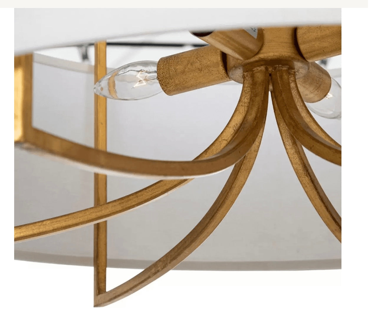 Lacey semi-flush mount light