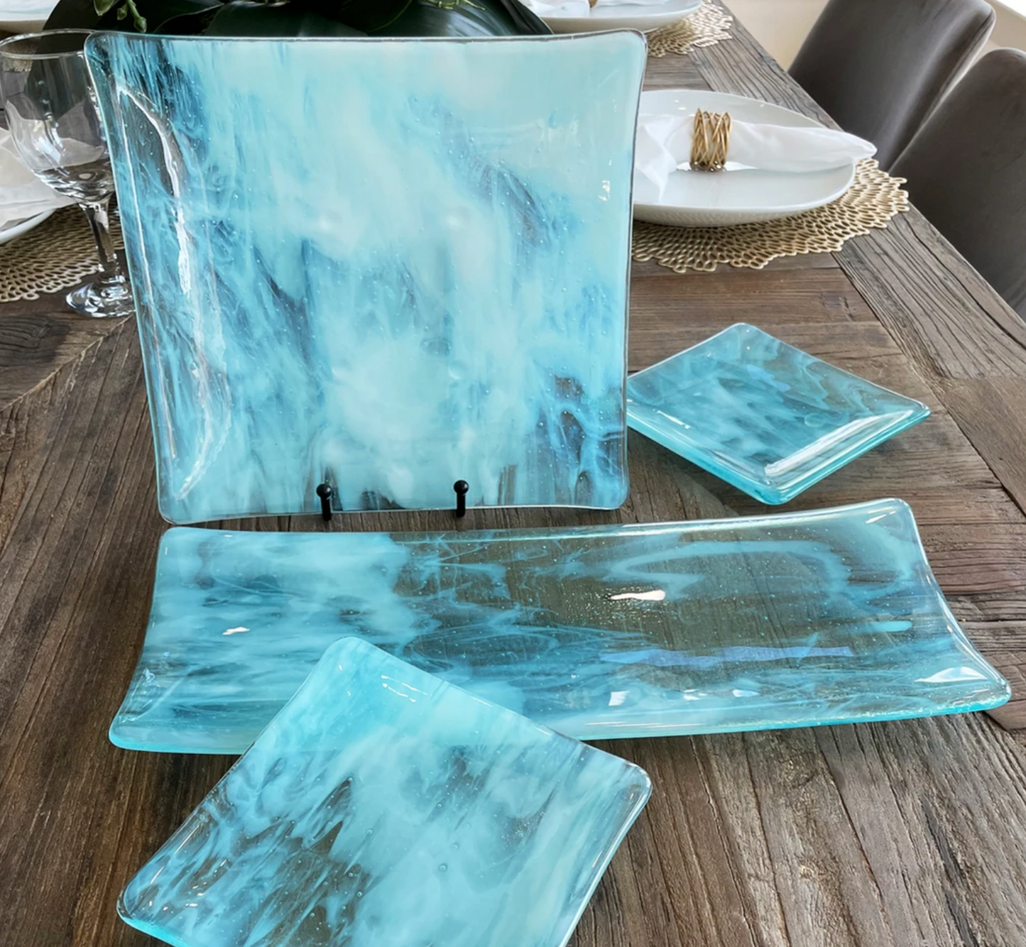 AQUA SMALL PLATTER