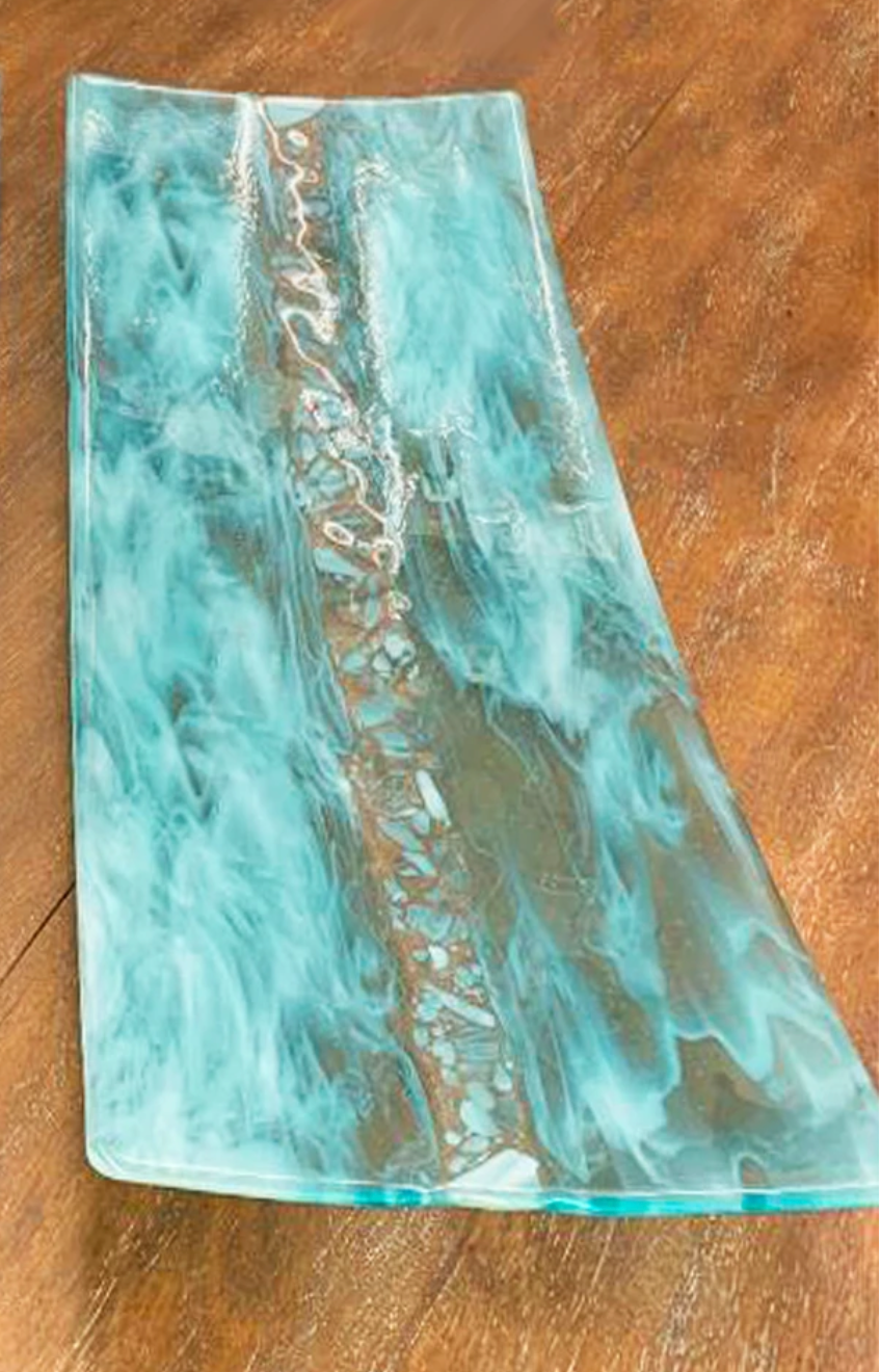 AQUA RIVER SMALL PLATTER