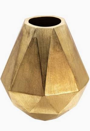 10" GEOMETRIC DECO VASE