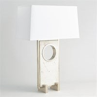 PASSAGEWAY TABLE LAMP-NICKEL WIDE