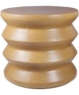 MIRAGE ACCENT TABLE- LATTE