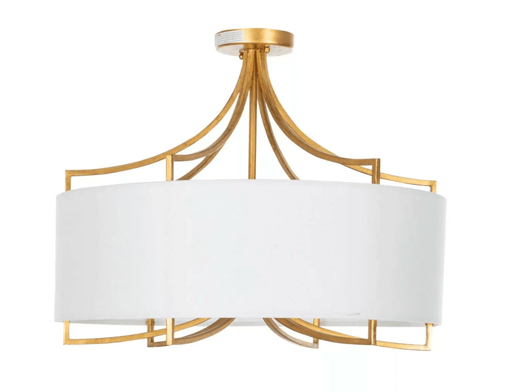 Lacey semi-flush mount light
