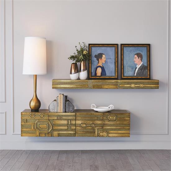 ABSTRACT FLOATING SHELF