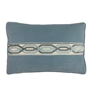 LINKED BLUE TOPAZ PILLOW