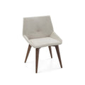 CUBI DINNING CHAIR IN WALNUT