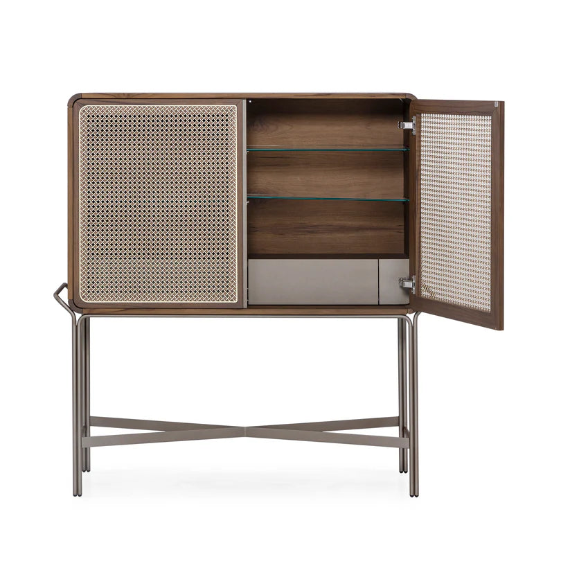 TUPA BAR CABINET IN WALNUT