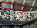 DARK GREY AND SILVER RUG