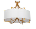 Lacey semi-flush mount light