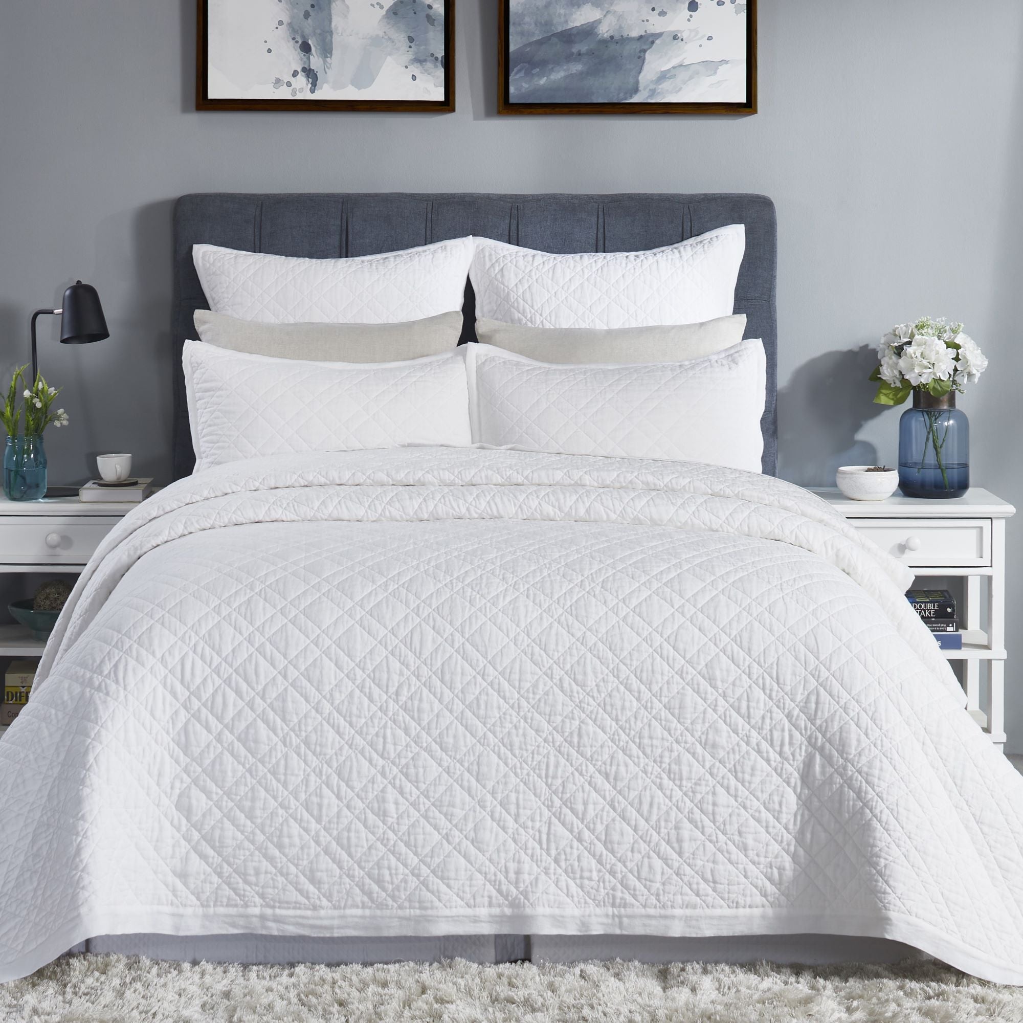 CHLOE COVERLET KING - BEIGE