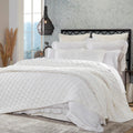 CLERMONT KING QUILT- WHITE