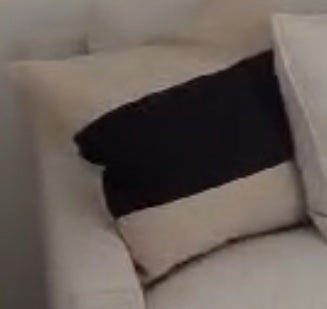BLACK STRIPE DECORATIVE PILLOW