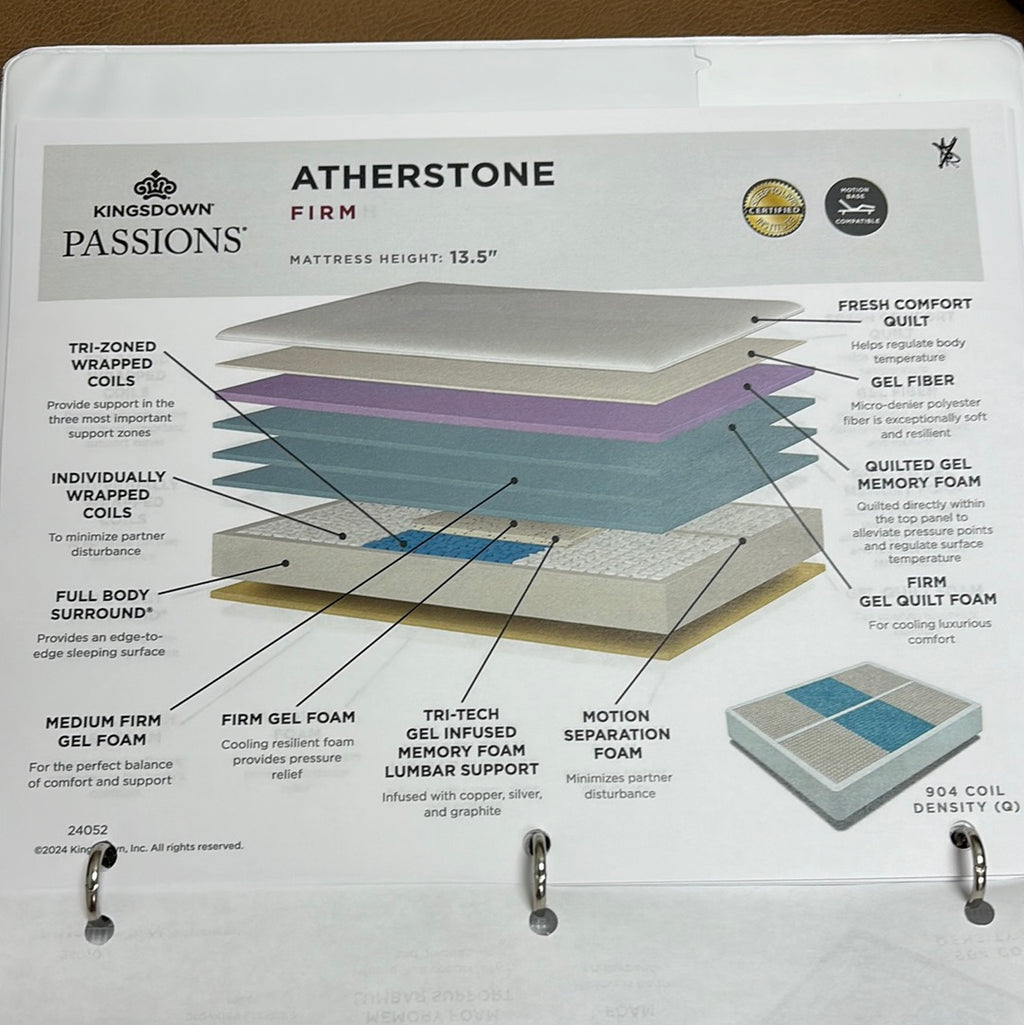 PASSIONS ATHERSTONE FIRM- KING