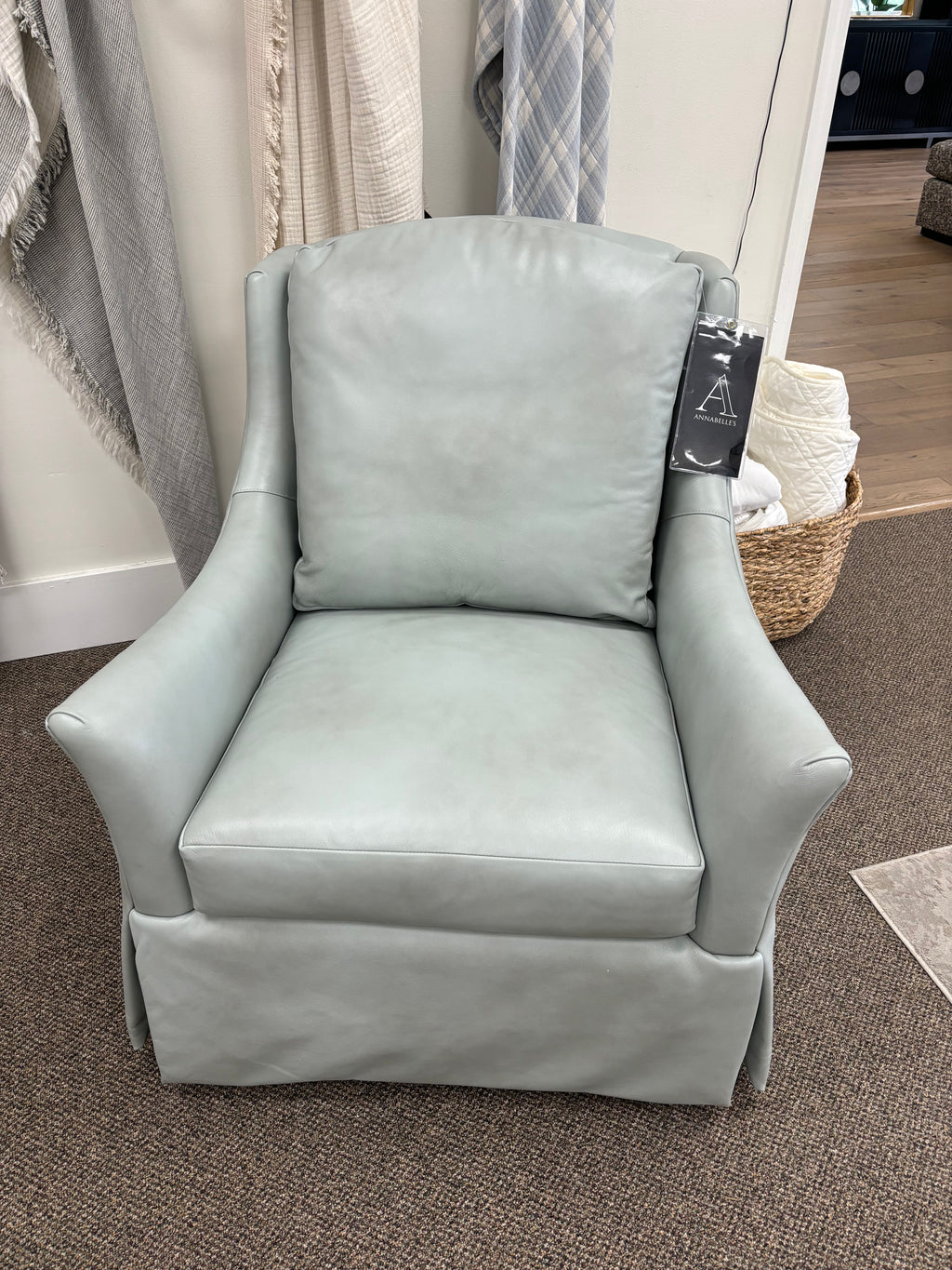 CARRIE SWIVEL ROCKER (BLUE)
