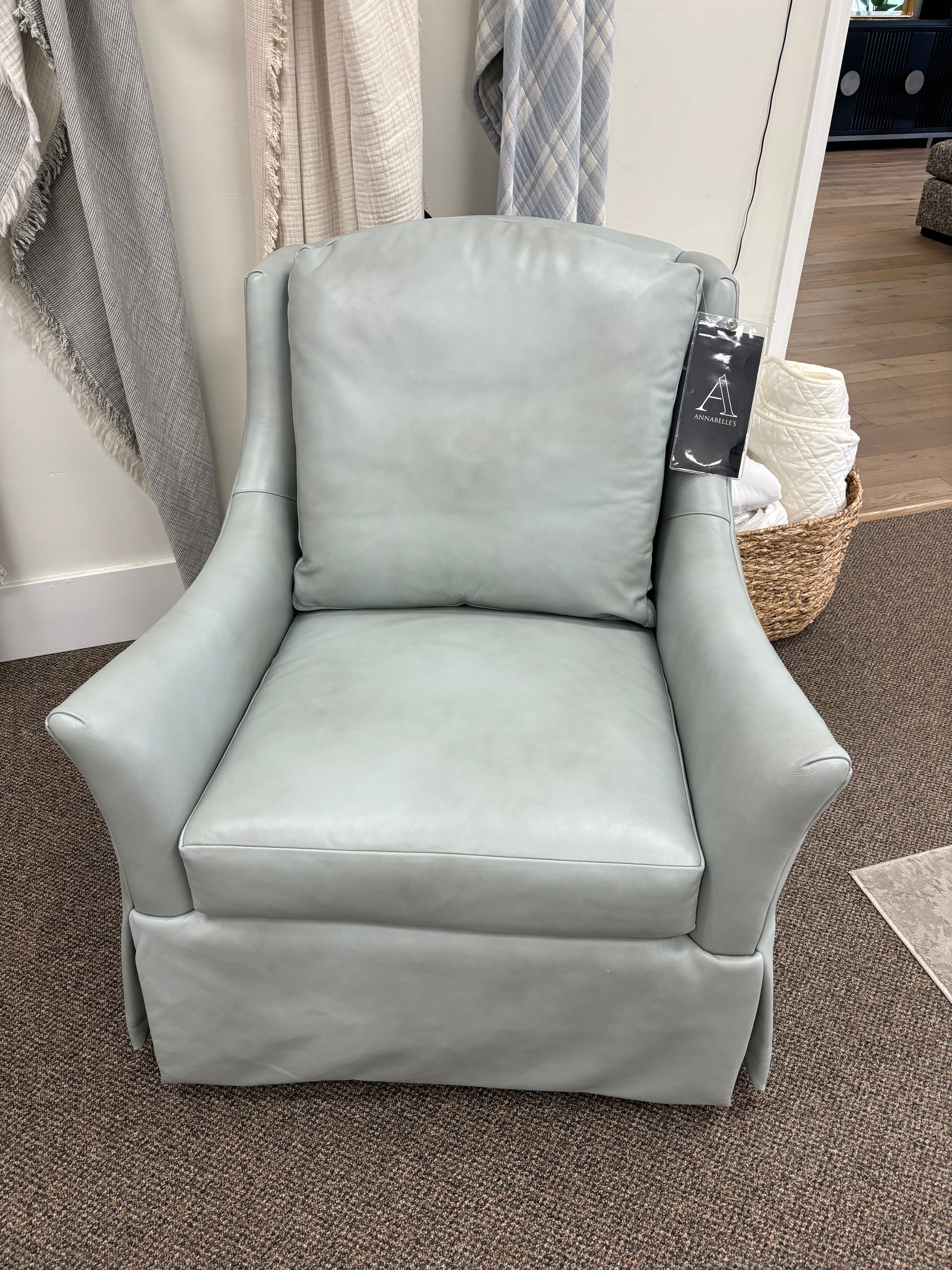 CARRIE SWIVEL ROCKER (BLUE)