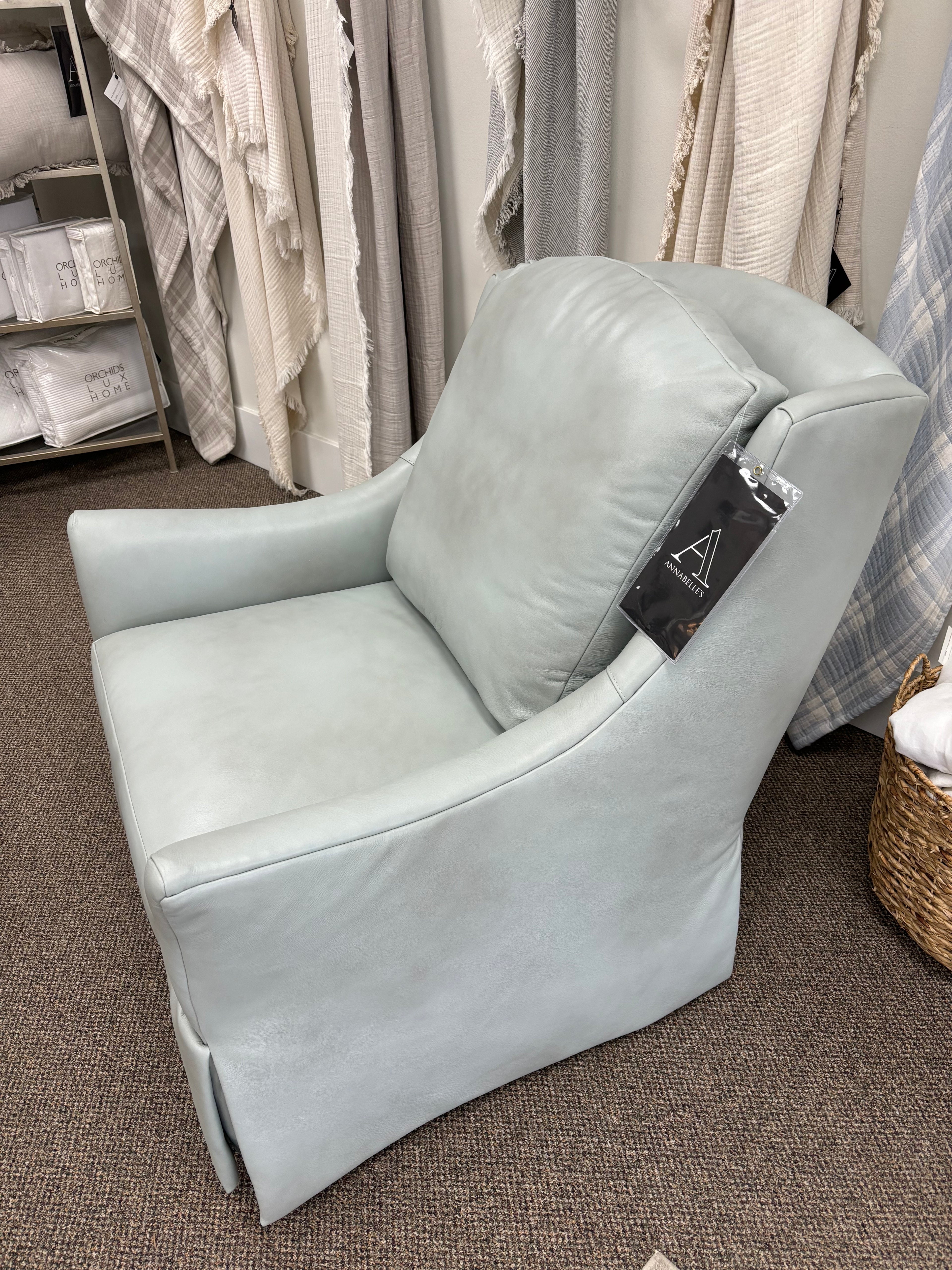 CARRIE SWIVEL ROCKER (BLUE)