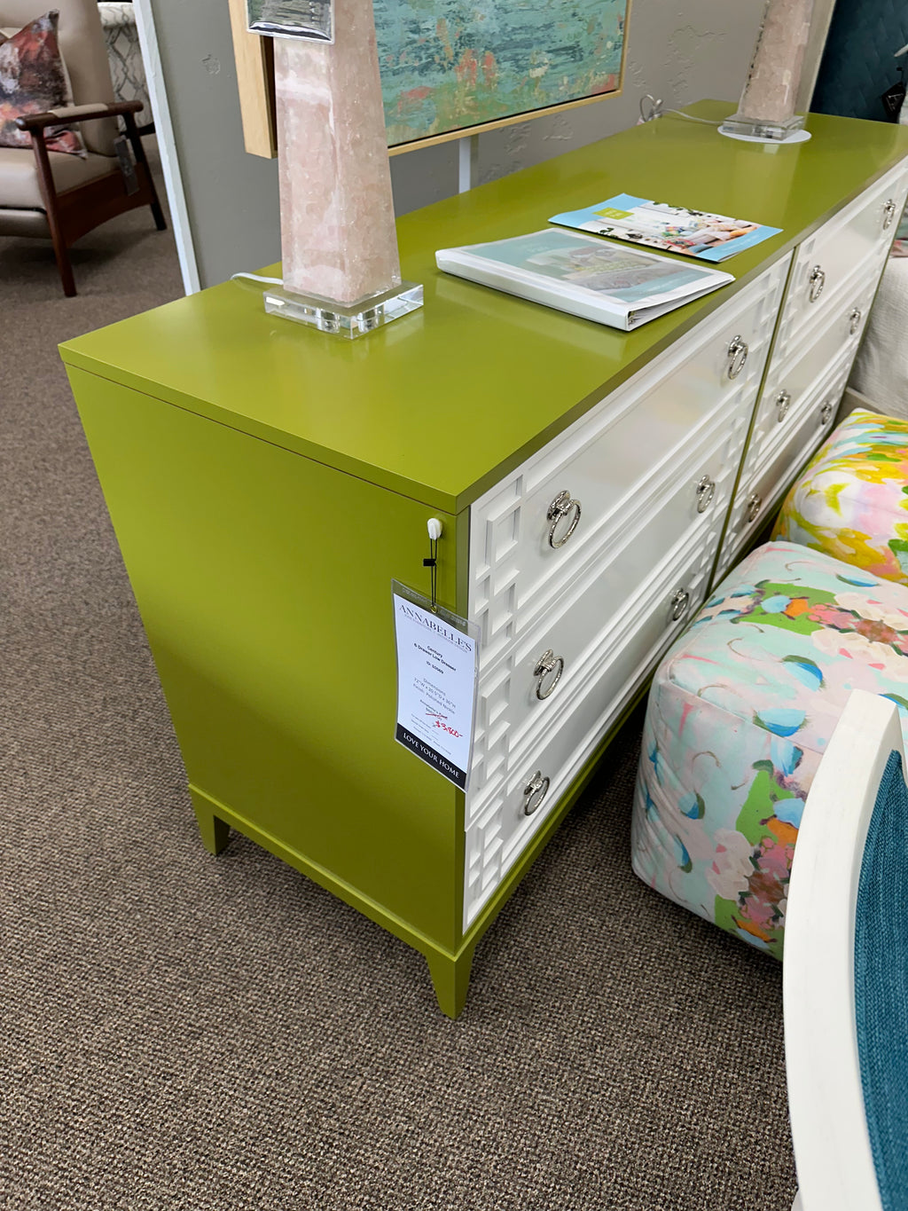 CENTURY 6 DRAWER DRESSER