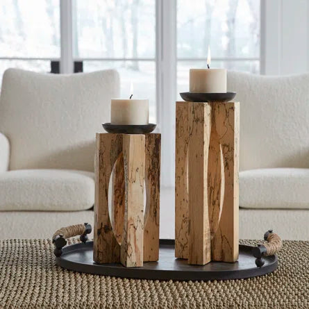ILVA CANDLEHOLDERS S/2