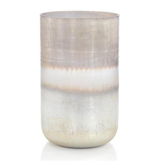 LARGE SEABROOK GLASS VASE