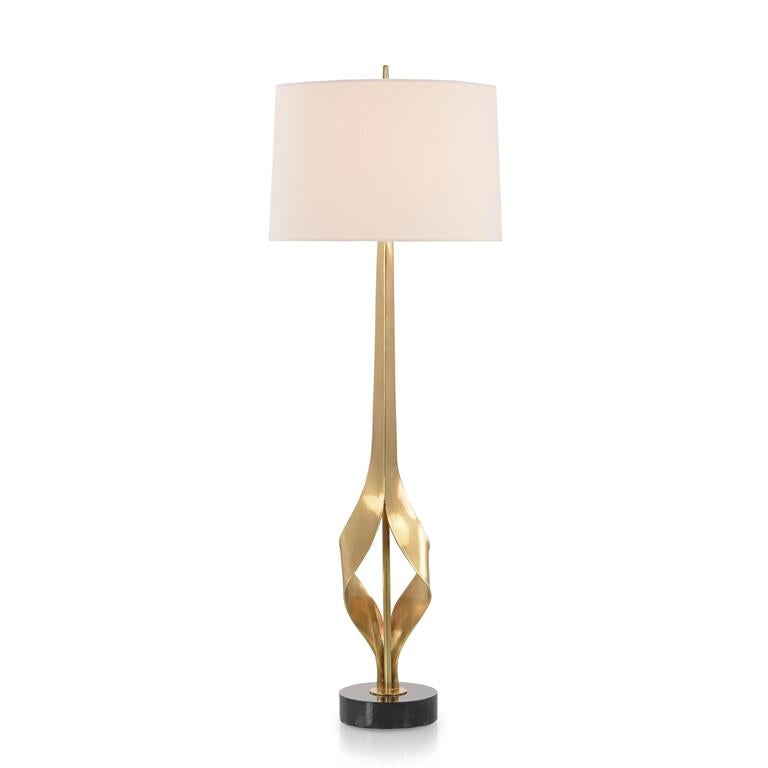 GRACEFUL BRASS BUFFET LAMP