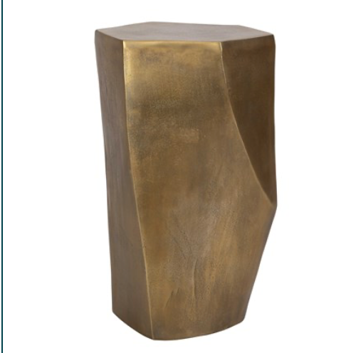 CATHENNA ACCENT TABLE- BRASS