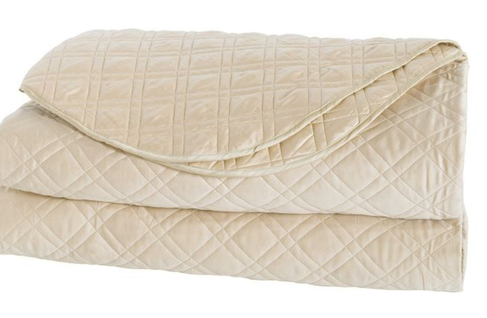 COPERTA BY DE’ MEDICI CALKING QUEEN COVERLET- IVORY