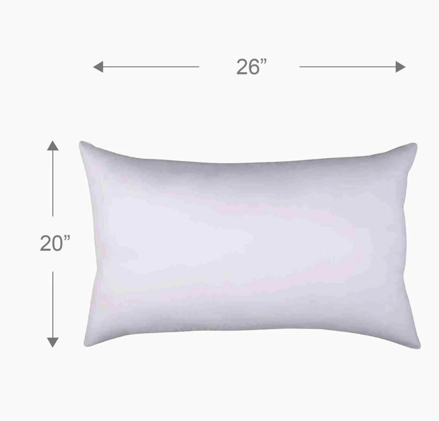 PILLOW INSERT- STANDARD - various