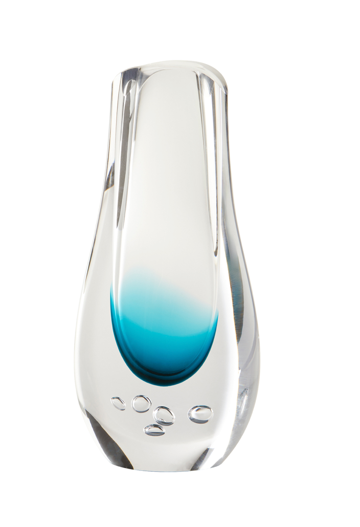 Tidepool Vase | Clear | Blue – LARGE