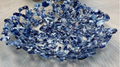 LARGE BLUE CORAL BOWL 24"