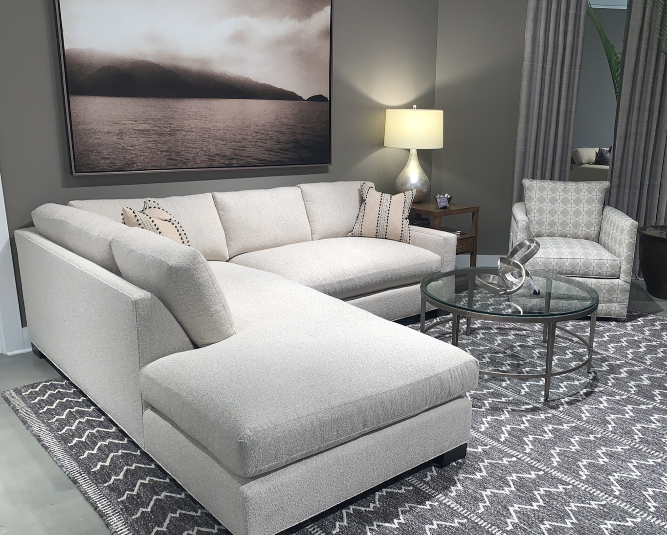 TAYLOR MADE SECTIONAL IN ECRU