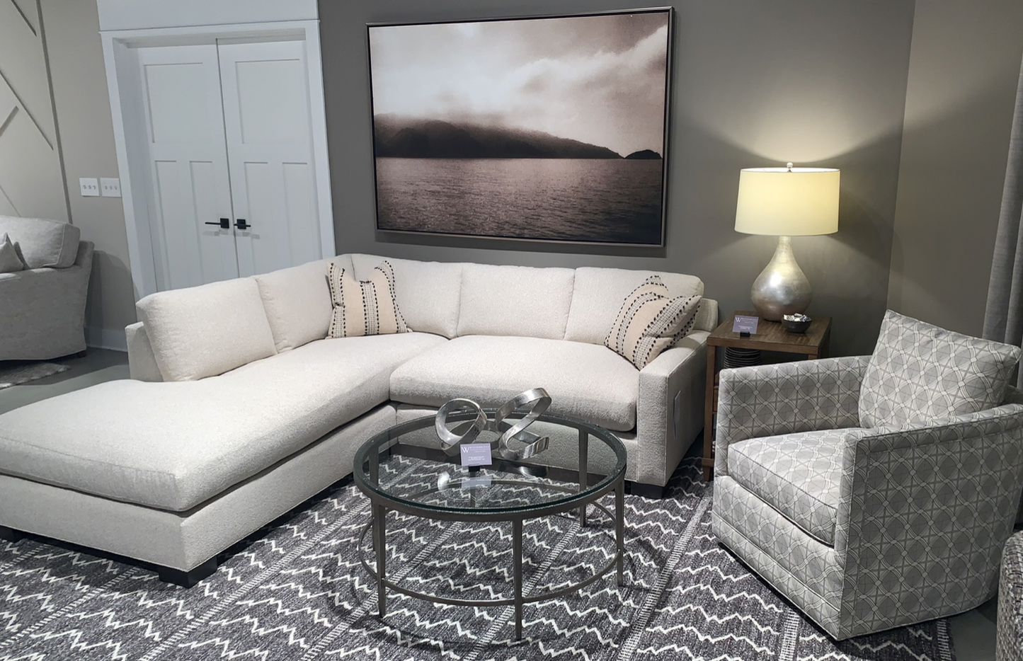 TAYLOR MADE SECTIONAL IN ECRU