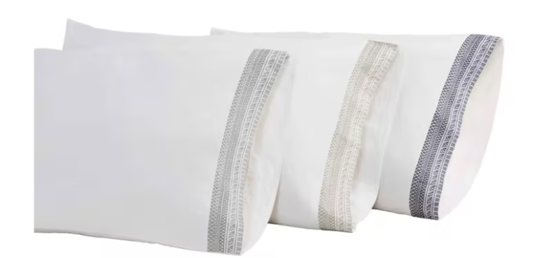 OLIVIA STANDARD PILLOWCASES - FOG