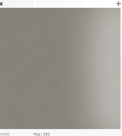 LAURENT 2 DOOR FOG NIGHTSTAND