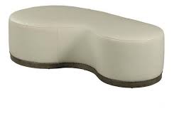 MADELINE KIDNEY SHAPED OTTOMAN