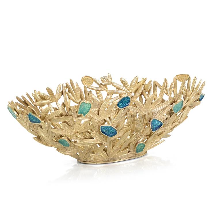 EMBELLISHED FROND BOWL