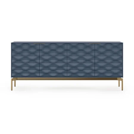 RIPPLE CREDENZA IN OCEAN