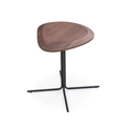 20 " PANTE COFFEE TABLE IN WALNUT AND BLACK