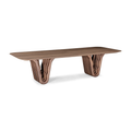 DOLOMITAS DINING TABLE IN WALNUT 98"