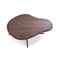 39 " PANTE COFFEE TABLE IN WALNUT AND BLACK