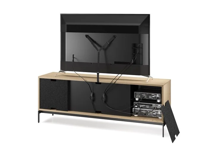 ELEMENTS CONSOLE CABINET- WASHED OAK