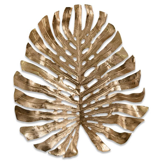 GILDED PALM LEAF SCULPTURE I