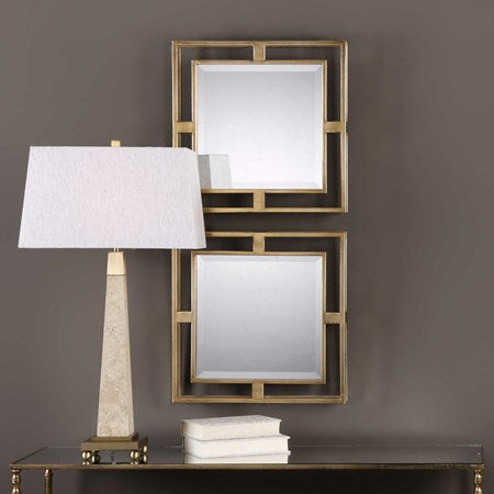 ALLICK SQUARE MIRROR S/2