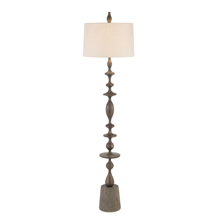 MATTE BLACK BALUSTER FLOOR LAMP