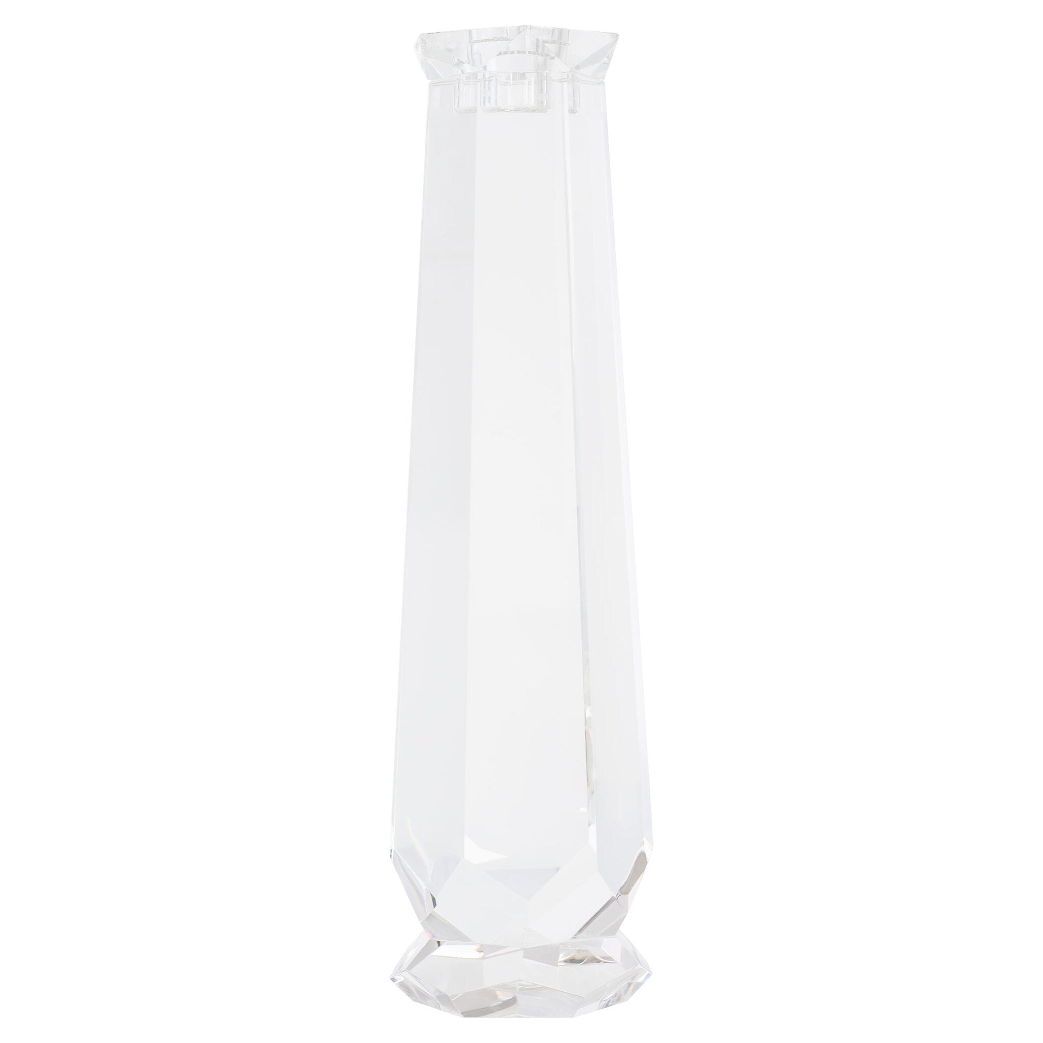 Faceted Candleholder Designed by Thom Filicia | Clear – Tall