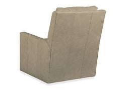 Harley Track Arm Swivel Recliner- Bruton Linen