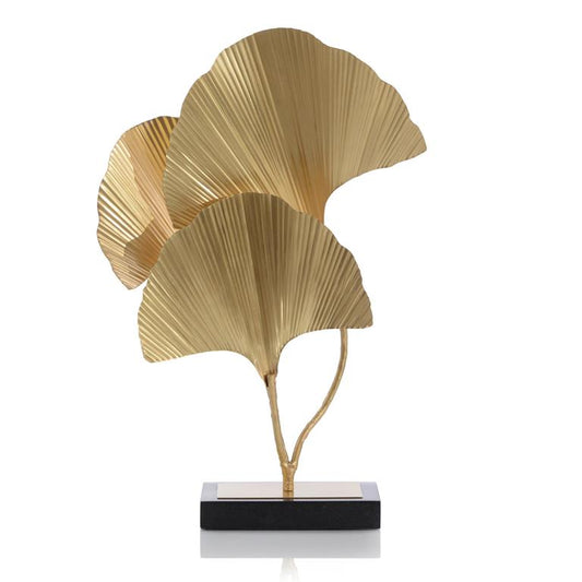 Shadows of Gingko Leaf Sculpture