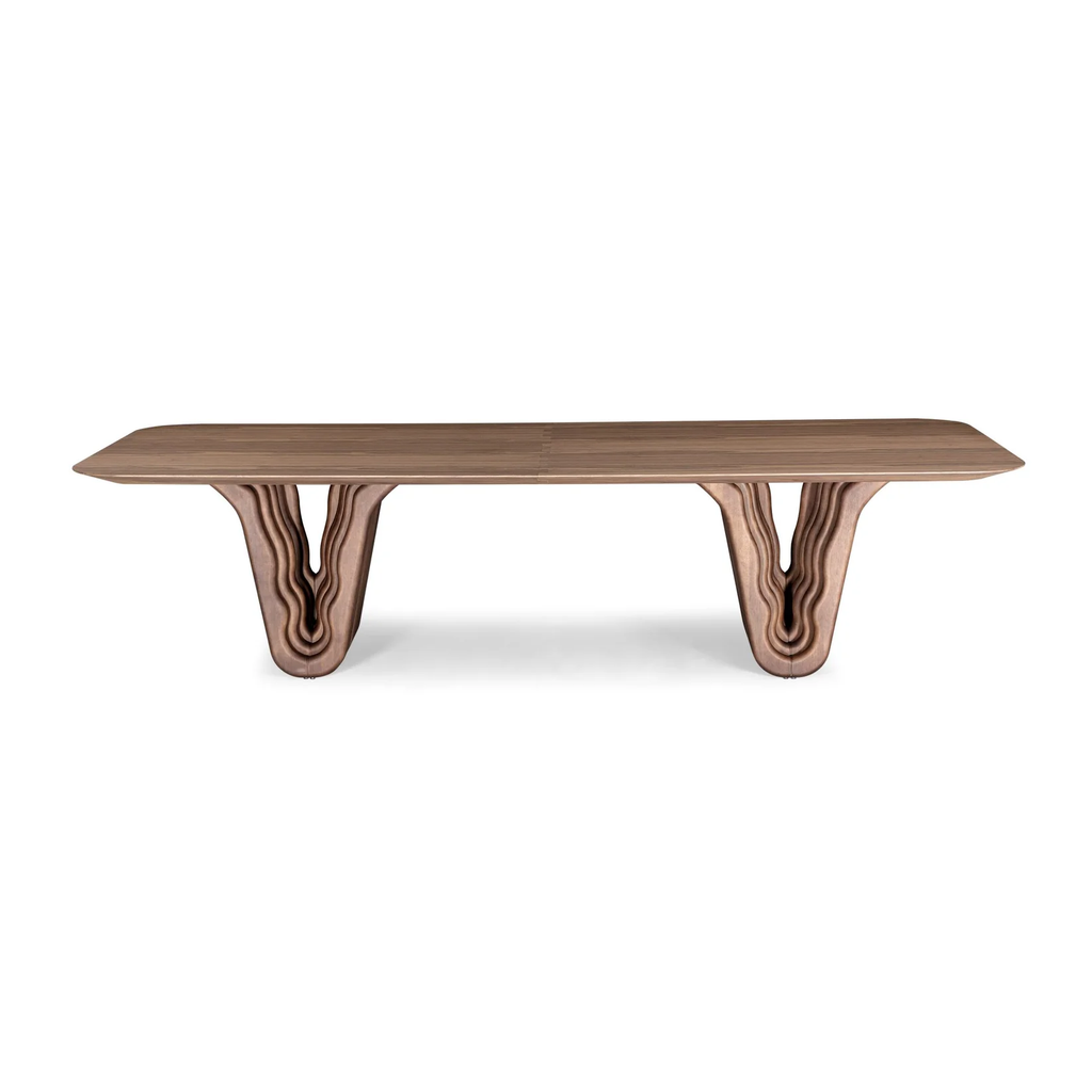 DOLOMITAS DINING TABLE IN WALNUT 98"