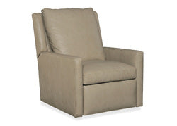 Harley Track Arm Swivel Recliner- Bruton Linen