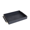 DOUBLE HANDLE SERVING TRAY - BLUE WASH