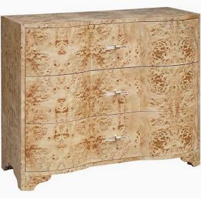 Plymouth Burl Wood Chest